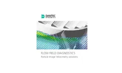 Dantec Dynamics - Flow Field Diagnostics - Particle Image Velocimetry Solutions - Brochure