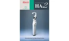 Kowa HA-2 Applanation Tonometer Brochure