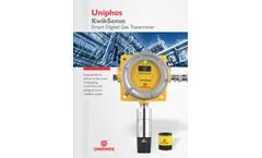 Uniphos KwikSense - Smart Digital Gas Transmitter - Brochure