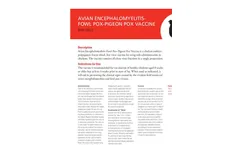 Hygieia - Pigeon Pox Vaccine - Brochure