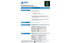 Photoluminescent Label - Brochure