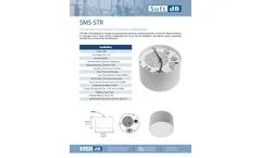 Soft - Model SMS-STR - Open Ceiling & Plenum Sound Masking Speaker - Brochure
