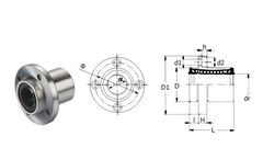 Pilot Pattern Circular Linear Bearing LMFP